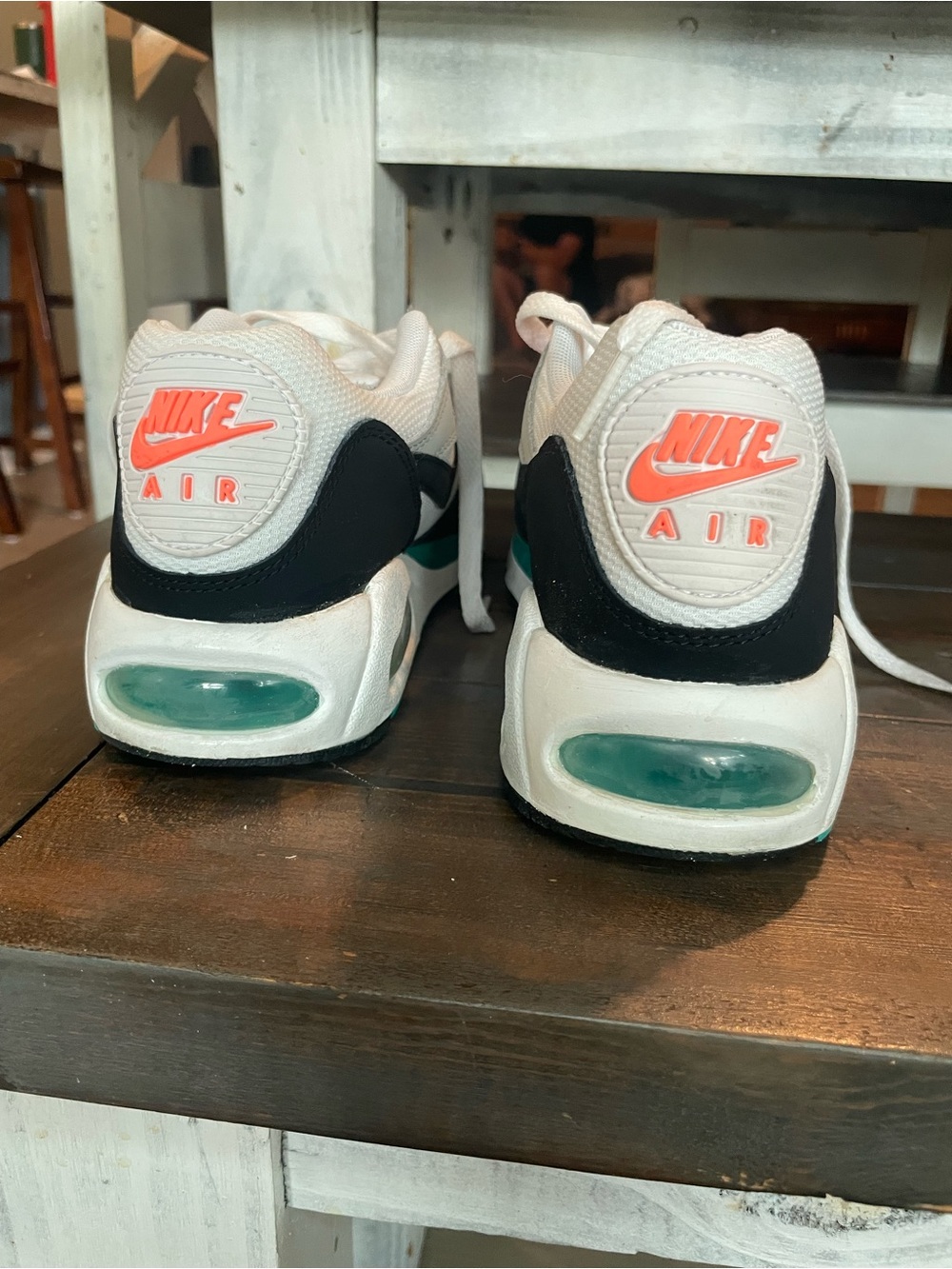Nike Air Max Correlate Mango Women's Sneakers Shoes White Black Green Size 7 - Picture 6 of 12